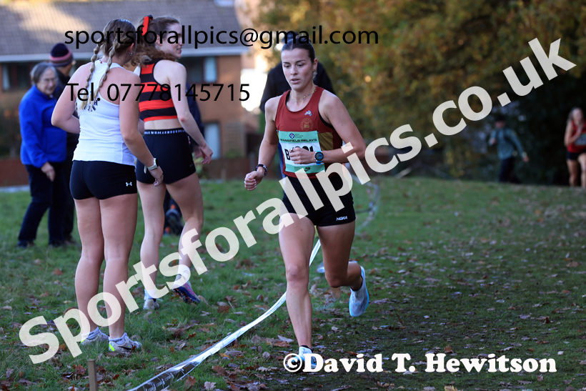 Senior Womens 2025 National Cross Country Relays, Berry Hill Park, Mansfield. Photo: David T. Hewitson/Sports for All Pics